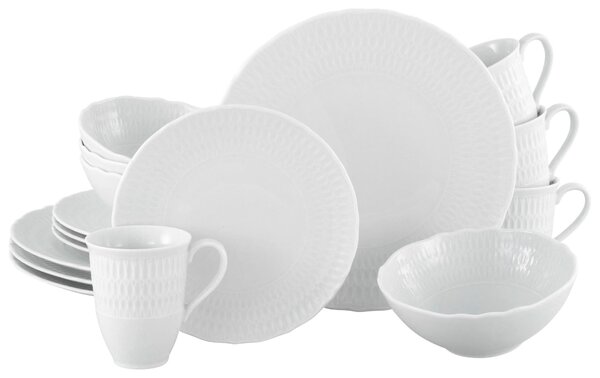 KOMBINOVANÁ SOUPRAVA, 16dílné, porcelán Creatable - Online Only nádobí, Online Only
