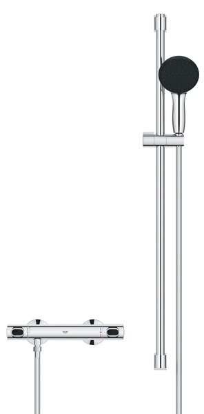 Grohe Precision Flow sprchová baterie nastěnná s termostatem StarLight Chrome 34805001