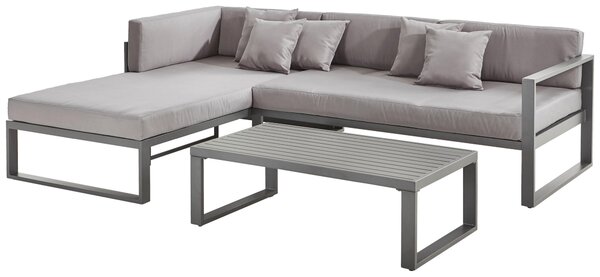 ZAHRADNÍ SEDACÍ SOUPRAVA kov, textil Ambia Garden - Online Only zahradní nábytek, Online Only
