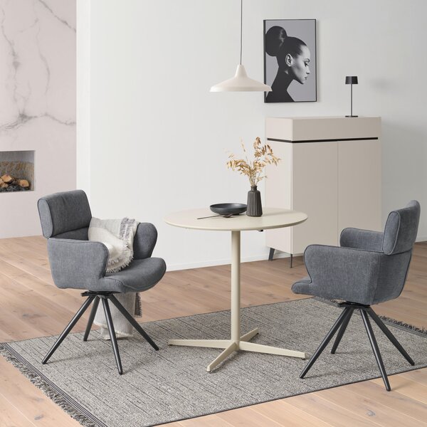 JÍDELNÍ STŮL, kašmírová, 80/76/80 cm P & B - Jídelní stoly, Online Only