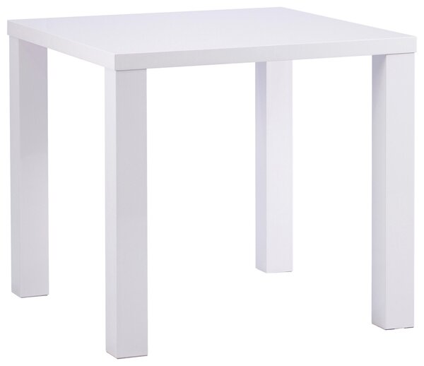 JÍDELNÍ STŮL, vysoce lesklá bílá, 80/80/75 cm P & B - Online Only jídelní stoly, Online Only