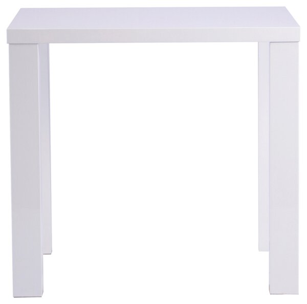 JÍDELNÍ STŮL, vysoce lesklá bílá, 80/80/75 cm P & B - Online Only jídelní stoly, Online Only
