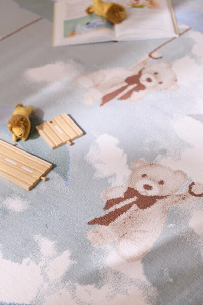 Dětský koberec FD SENSI Teddies mátový