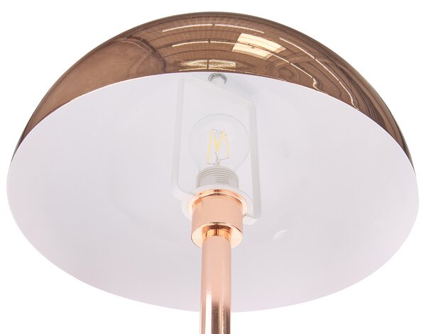 Stojací lampa MACASIA Kov Měděná