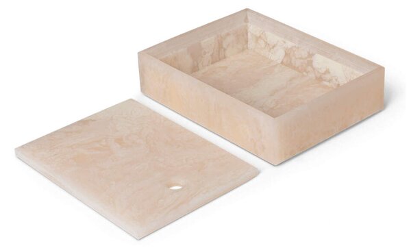 Ferm Living Úložný box Mist 15x20, pearl