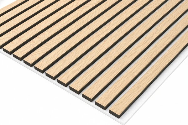 Horve Akustický panel 2700 x 600 mm - dub Alabama s bílým filcem