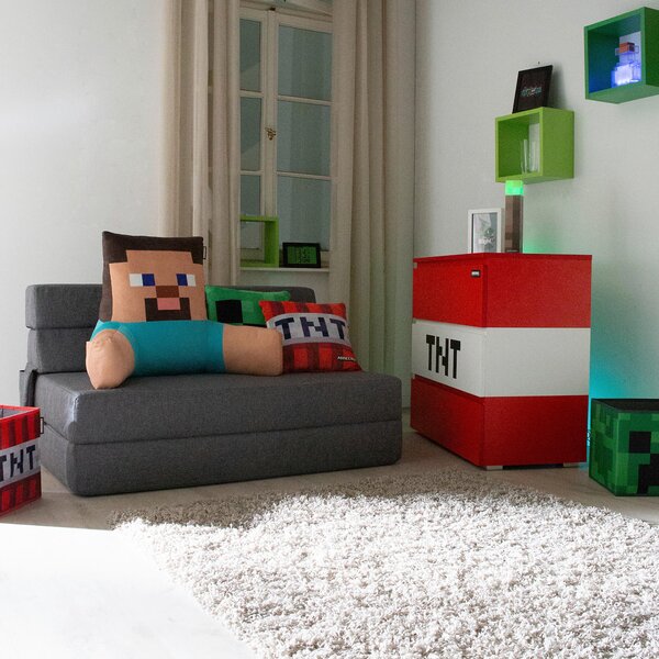 ROZKLÁDACÍ POHOVKA Minecraft - Dětské pokoje sestavy