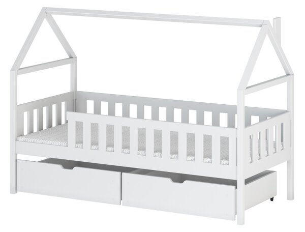 Dětská postel s úložným prostorem MARTINA - 90x190, bílá