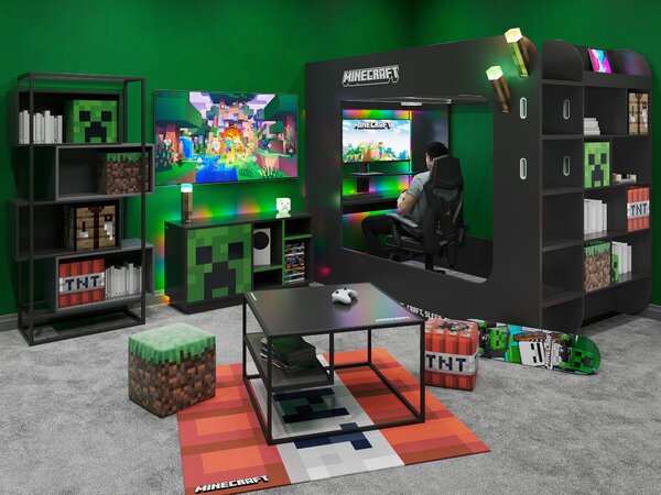 REGÁL Minecraft - Dětské pokoje sestavy