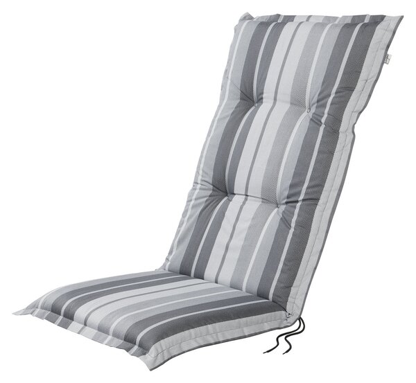 LIVARNO home Potah na židli / křeslo Valencia, 120 x 50 x 8 cm (pruhy/antracitová) (100360291003)