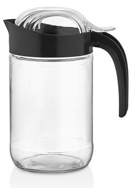 Skleněný džbán s víčkem QLUX Fiore 660ml