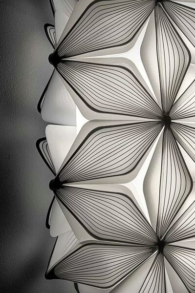 Slamp Stropní/nástěnné svítidlo C'EST LA VIE MINI, pr. 34cm, 2xE14 Barva: Černá