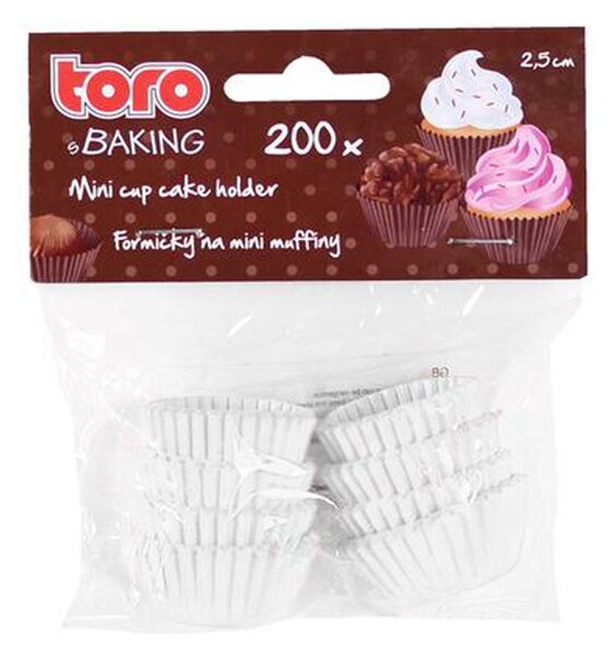Toro Papírové košíčky na mini muffiny 200ks 267352