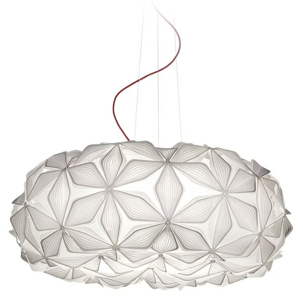 Slamp Závěsné svítidlo C'EST LA VIE, LARGE, pr. 70cm, 4xE27 Barva: Černá, Barva kabelu: transparentní
