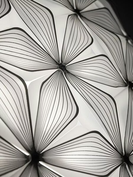 Slamp Závěsné svítidlo C'EST LA VIE, MEDIUM, pr. 53cm, 2xE27 Barva: Černá, Barva kabelu: černá