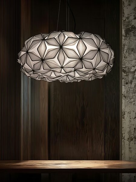 Slamp Závěsné svítidlo C'EST LA VIE, MEDIUM, pr. 53cm, 2xE27 Barva: Černá, Barva kabelu: černá