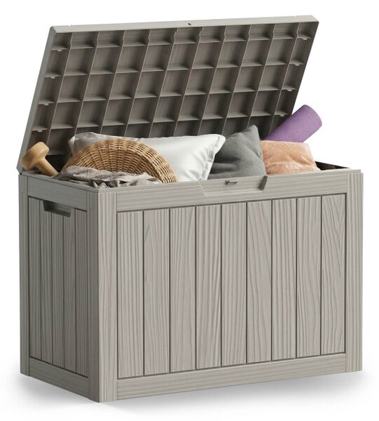 Zahradní úložný box šedý 170 L
