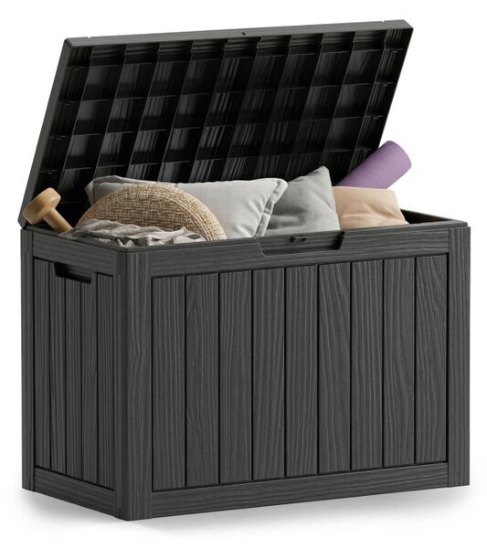 Zahradní úložný box černý 170 L