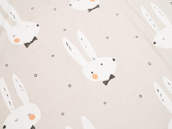 Povlečení z mikrovlákna WHITE RABBIT, béžové Rozměr povlečení: 70 x 90 cm | 140 x 200 cm