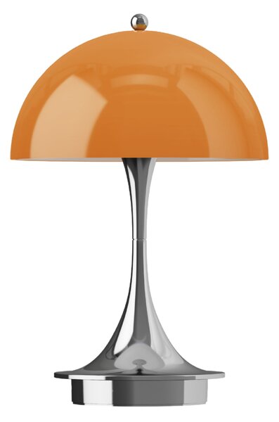 Přenosná lampa Panthella 160 V3 Opal Orange / Chrome