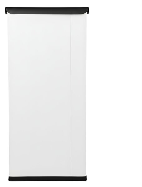 Alda Sestava na tříděný odpad Eko Station 4 x 60 l, lakovaná ocel, bílá/černé víko