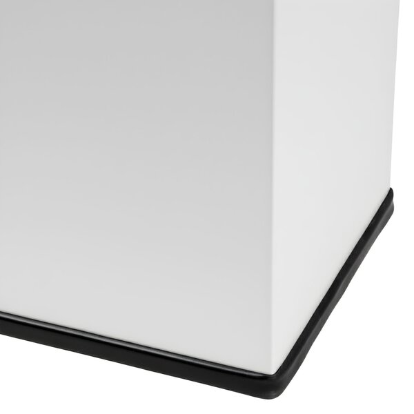 Alda Sestava na tříděný odpad Eko Station 3 x 60 l, lakovaná ocel, bílá/černé víko