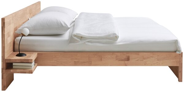 POSTEL, 200/200 cm, jádrový buk MID.YOU - Manželské postele, Online Only