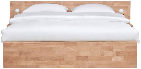 POSTEL, 200/200 cm, jádrový buk MID.YOU - Manželské postele, Online Only