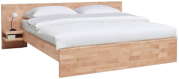 POSTEL, 200/200 cm, jádrový buk MID.YOU - Manželské postele, Online Only