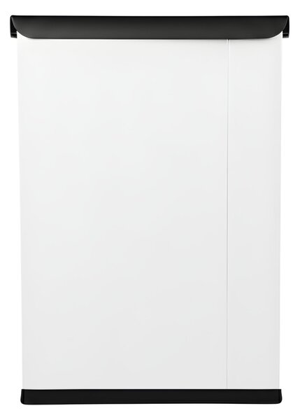 Alda Sestava na tříděný odpad Eko Station Mini, 4 x 12L, lakovaná ocel, bílá/černé víko