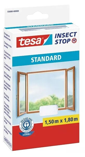 Tesa ® Insect Stop Síť proti hmyzu STANDARD do oken – bílá 1,5×1,8 m, 55680-00000-02