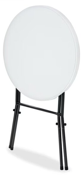 Deuba Skládací barový stůl Ø72 cm - bílý