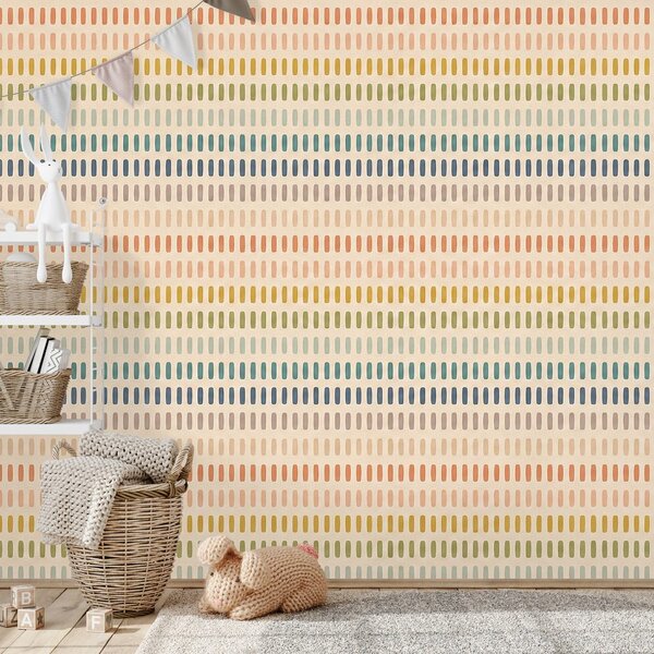 Fototapeta barevné minimalistické proužky