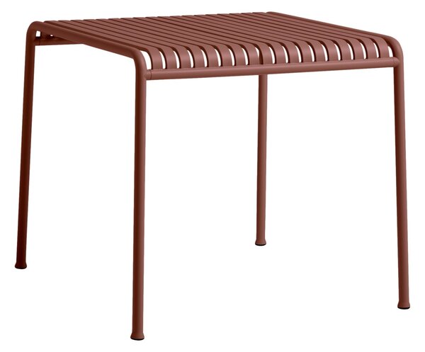 HAY Zahradní stůl Palissade, Iron Red, 82 x 90