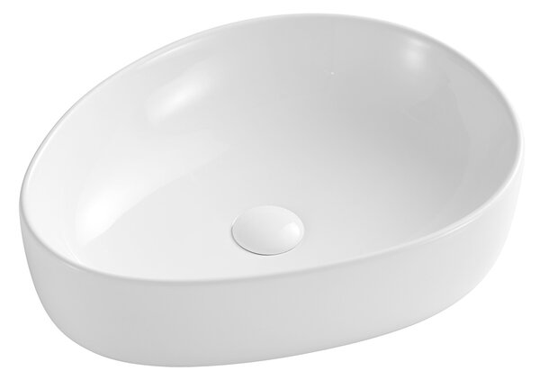 Mereo, Mereo Umyvadlo na desku bez přepadu, Doren, 520x400x130 mm, slza, keramické, MER-UC524013