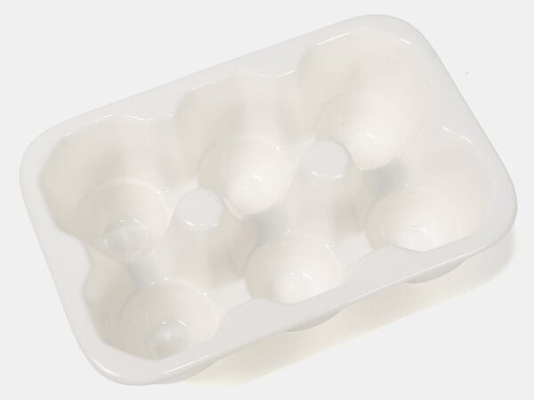 Sinsay - Držák na vejce 6 pack - bílá
