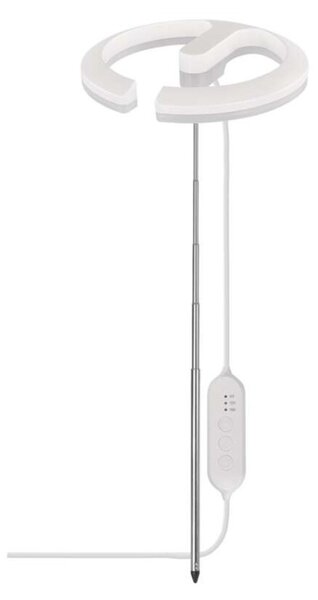 EMOS LED GROW pěstební lampa 8W, časovač, stmívatelná, bílá