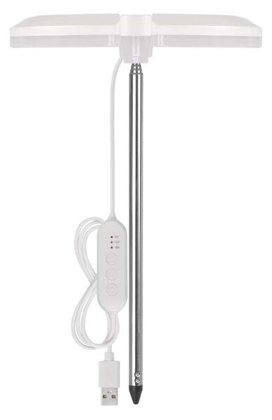 EMOS LED GROW pěstební lampa 8W, časovač, stmívatelná, bílá