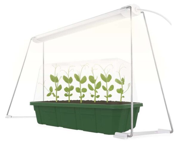 EMOS LED GROW pěstební lampa na sazenice 15W, časovač, bílá