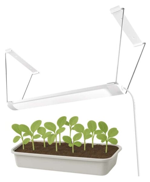EMOS LED GROW pěstební lampa na sazenice 15W, časovač, bílá