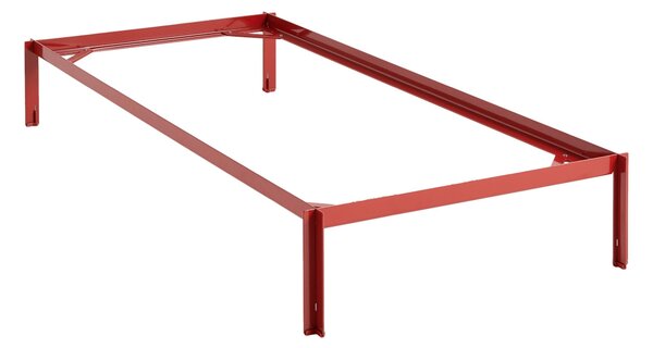 HAY Rám postele Connect, Maroon Red, 140 x 200