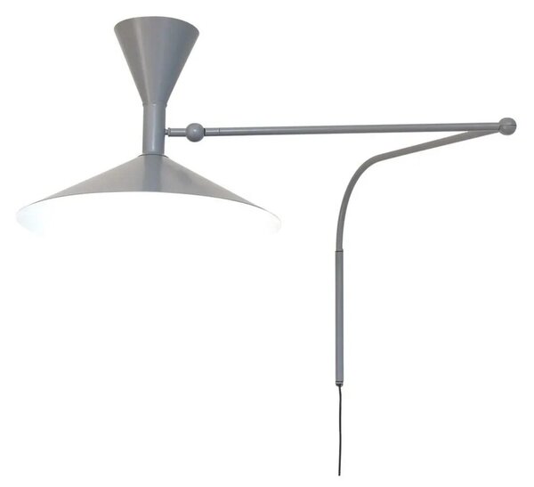 Nástěnná Svítidla Nemo Lighting, Šedá, Obývací pokoj, Vintage