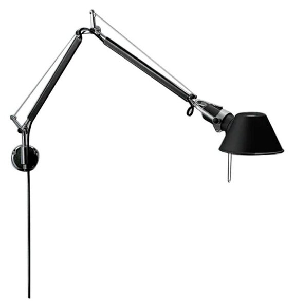 Nástěnná Svítidla Artemide, Černá, Pracovna, Hliník, Design