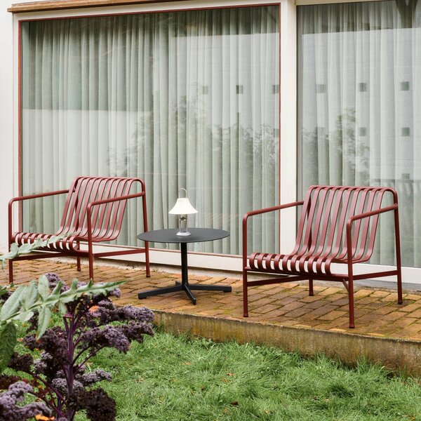 HAY Zahradní křeslo Palissade Lounge Low, Iron Red