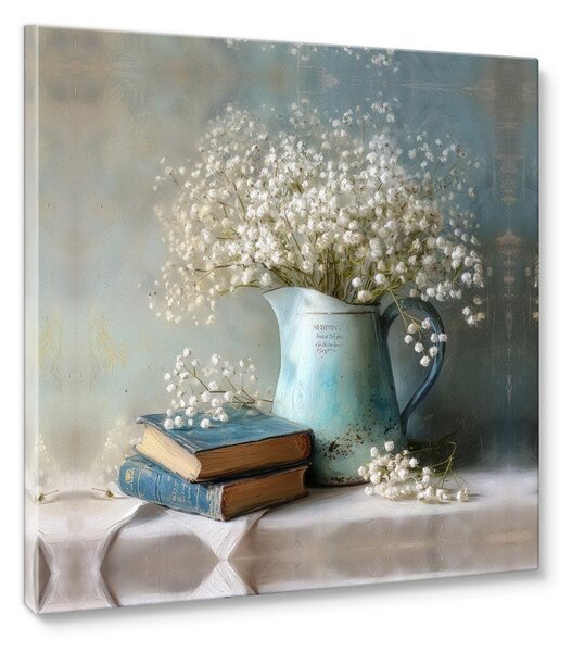 Tištěný obraz na plátně 32x32 cm Gypsophila – Styler