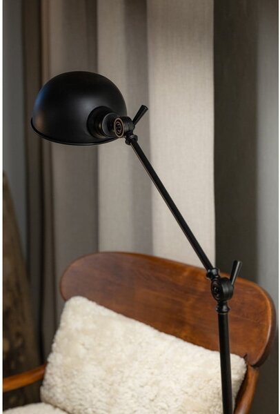 Černá stojací lampa (výška 143 cm) Portland – Markslöjd