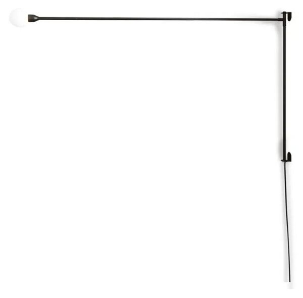 Nástěnná Svítidla Nemo Lighting, stmívatelné, Černá, Obývací pokoj, Kov