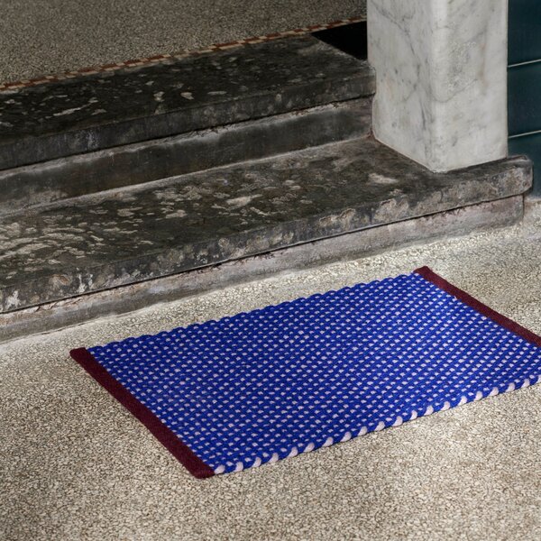 HAY Rohožka Door Mat, 70x50, Royal Blue