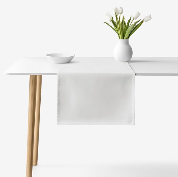 Goldea běhoun na stůl 100% bavlněné plátno - světle šedý 20x120 cm