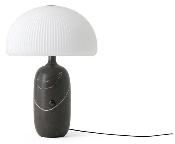 Stolní lampa Vipp, stmívatelné, Šedá, Obývací pokoj, Sklo